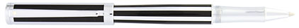 Roller rayé noir chromé Intensity de Sheaffer