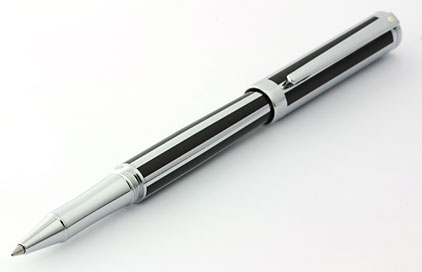 Roller rayé noir chromé Intensity de Sheaffer - photo.