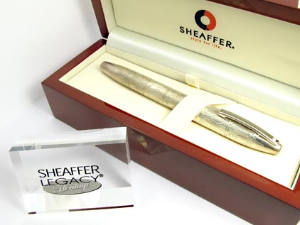 Stylo plume Legacy argent massif ciselé de Sheaffer - photo 6