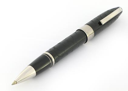 Roller Legacy laqué noir façon cuir de Sheaffer - photo.