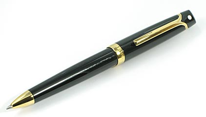 Stylo bille Valor™TM Noir attributs plaqués or de Scheaffer® - photo.