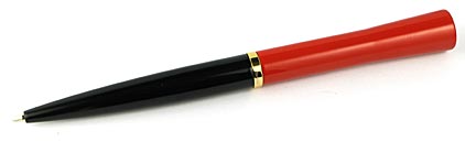 Stylo bille Noa Red and Black haut rouge de Stypen - photo.
