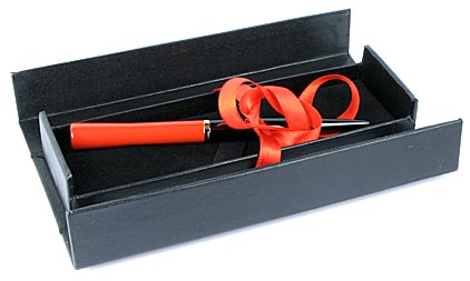 Stylo bille Noa Red and Black haut rouge de Stypen - photo 3