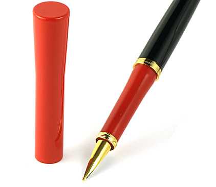 Stylo plume Noa Red and Black capuchon rouge de Stypen - photo 2