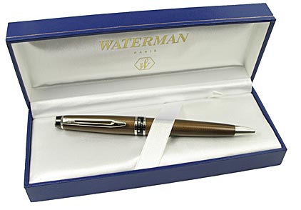 Stylo bille Expert Smart Brown attributs chromés de Waterman - photo 4