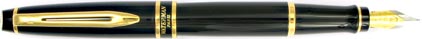 Stylo plume Expert Noir attributs dorés de Waterman , cliquez pour plus de d�tails sur ce stylo...