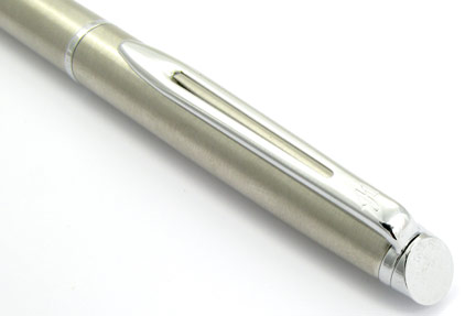 Stylo bille Hémisphère acier satiné attributs chromés de Waterman - photo 3