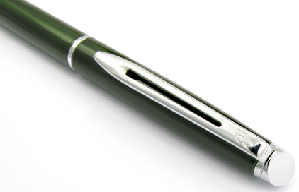 Stylo bille Hémisphère Vert métallisé attributs chromés de Waterman - photo 3