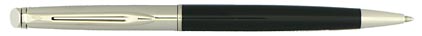 Stylo bille Hémisphère Moonlight Satin laque noire Waterman