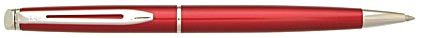 Stylo bille Hémisphère Comet Red attributs chromés de Waterman