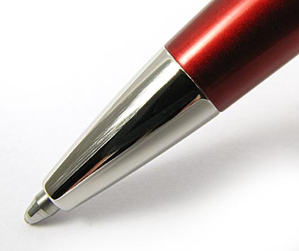 Stylo bille Hémisphère Comet Red attributs chromés de Waterman - photo 2