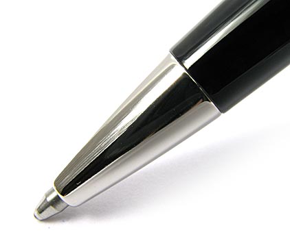 Stylo bille Hémisphère laqué noir attributs chromés de Waterman - photo 2