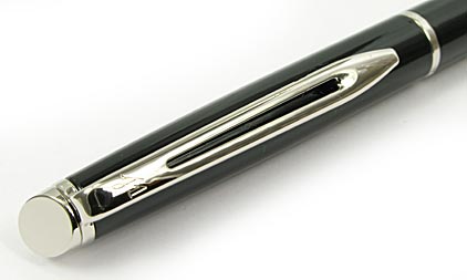 Stylo bille Hémisphère laqué noir attributs chromés de Waterman - photo 3
