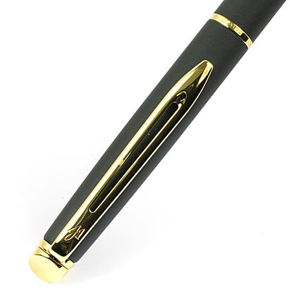Stylo bille Hémisphère noir mat attributs dorés de Waterman - photo 3