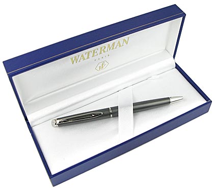 Stylo bille Hémisphère satiné gris attributs chromés de Waterman - photo 4