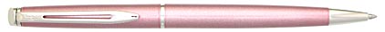 Stylo bille Hémisphère satiné rose attributs chromés de Waterman