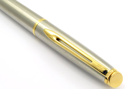 Stylo plume Hémisphère acier satiné attributs dorés de Waterman - photo 2 Stylo plume Hémisphère acier satiné attributs dorés de Waterman - photo 2