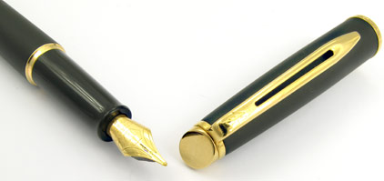 Stylo plume Hémisphère Noir mat attributs dorés de Waterman - photo 4