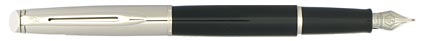 stylo plume Hémisphère Moonlight Satin laque noire de Waterman