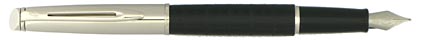 stylo plume Hémisphère Moonlight Silky noire mat soyeuse de Waterman