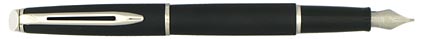 Stylo plume Hémisphère noir mat attributs palladiés Waterman