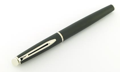 Stylo plume Hémisphère noir mat attributs palladiés Waterman - photo 2