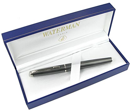 Stylo plume Hémisphère satiné gris attributs chromés de Waterman - photo 5