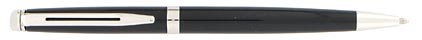 Stylo bille Hémisphère laqué noir attributs palladiés de Waterman, cliquez pour plus de d�tails sur ce stylo...