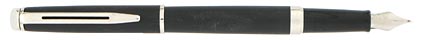 Stylo plume Hémisphère noir mat attributs palladiés de Waterman, cliquez pour plus de d�tails sur ce stylo...