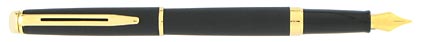 Stylo plume Hémisphère noir mat attributs dorés de Waterman, cliquez pour plus de d�tails sur ce stylo...