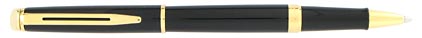Roller Hémisphère laqué noir attributs dorés de Waterman, cliquez pour plus de d�tails sur ce stylo...